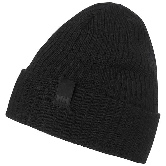 Zimní čepice s vlnou Helly Hansen Business Beanie - black