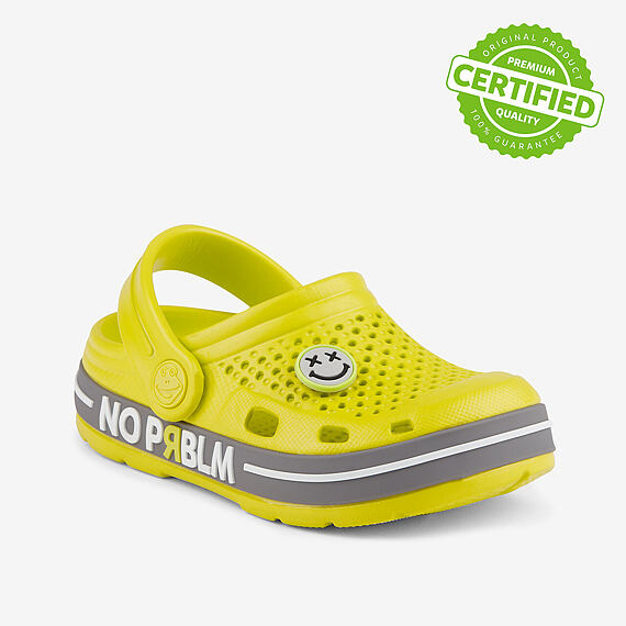 Dětské sandály Coqui Lindo citrus / mid. grey PRBLM + amulet