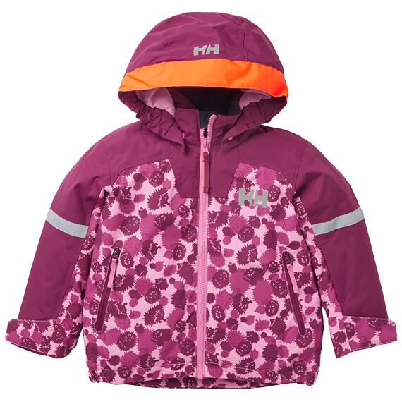 Dětská zimní bunda Helly Hansen K Legend ins jacket bubblegum pink aop