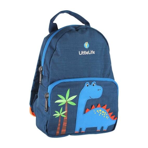 Dětský batoh s bezpečnostním vodítkem LittleLife Friendly Faces Toddler Backpack Dinosaur 2 l