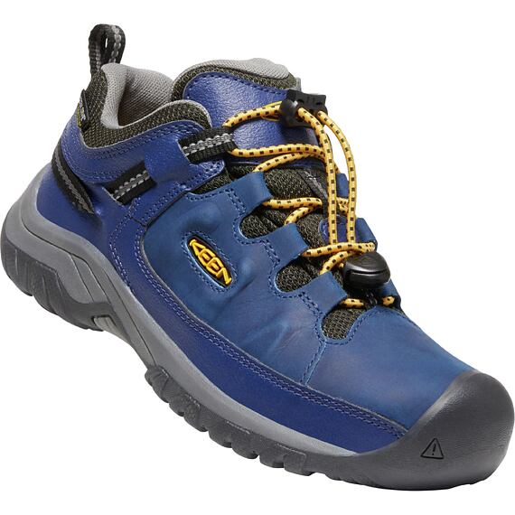Dětské boty KEEN Targhee Low WP blue depths/forest night