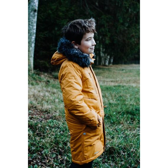 Dětská zimní bunda Huppa David parka autumn gold