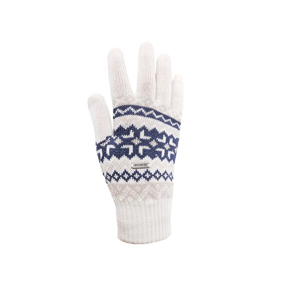 Pletené merino rukavice Kama R107 bílá