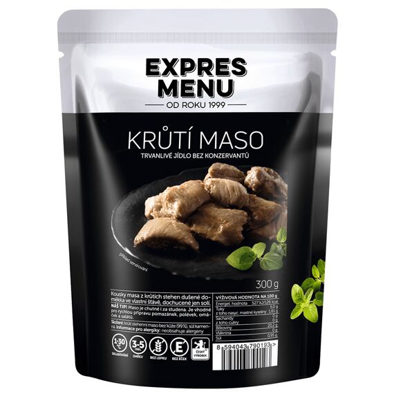 Krůtí maso ve vlastní šťávě Expres menu 3 porce