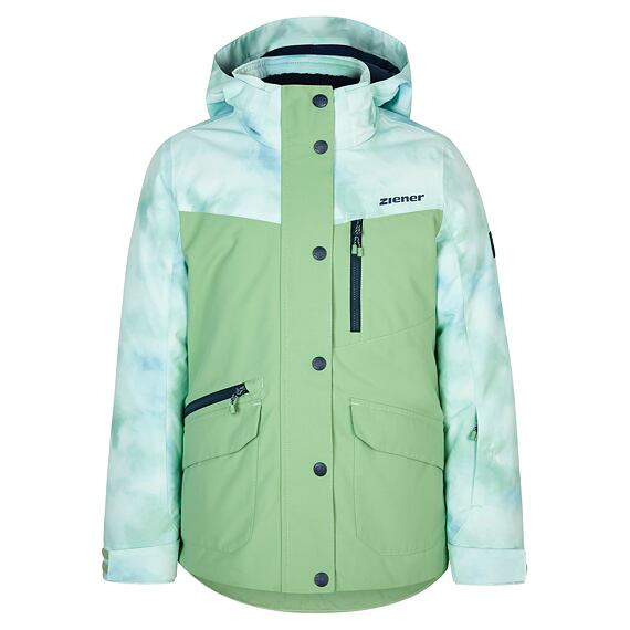 Dětská zimní bunda Ziener Anoki Jr - pastel green