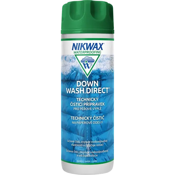 Prací prostředek na péřové oblečení Nikwax Down Wash Direct 300 ml