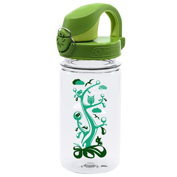 Dětská lahev Nalgene Clear Kids OTF 350 ml Woodland sustain