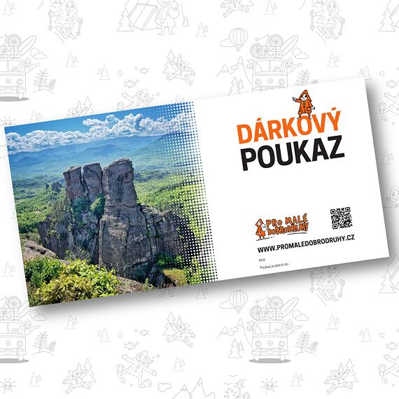 Dárkový poukaz Promaledobrodruhy.cz - Skály