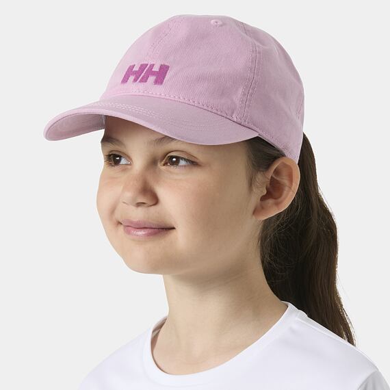 Dětská kšiltovka Helly Hansen K Logo Cap - pink lavender