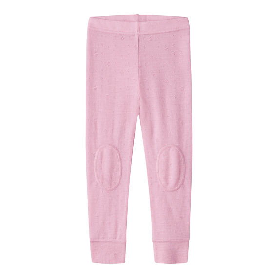 Dětské funkční kalhoty s merinem Name It Wang - coral blush