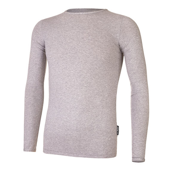 Dětské UV tričko BARIDI wear Outlast® Jr DR tenké - šedý melír