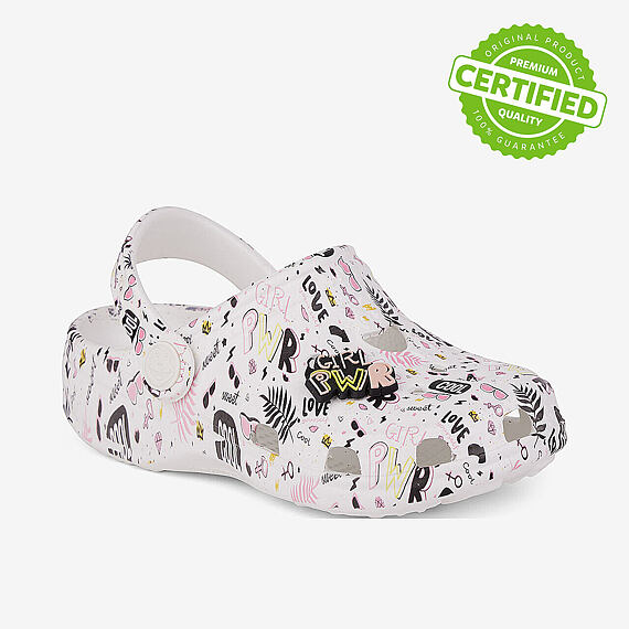 Dětské sandály Coqui Big frog white girl PWR + amulet