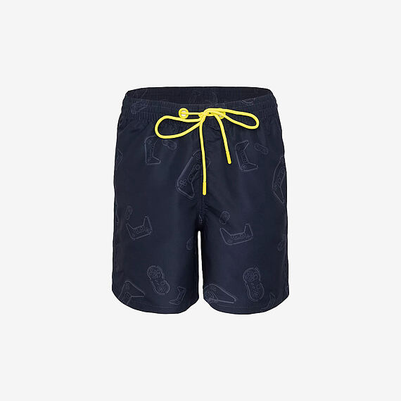 Chlapecké plavky Coqui Edrin Jr anthracite gamer print