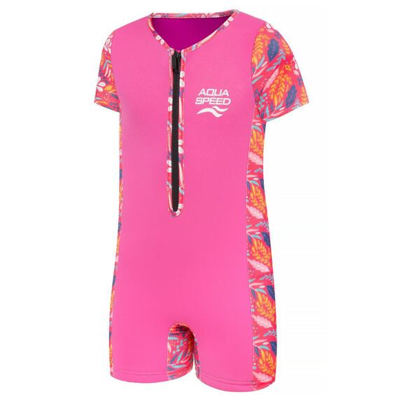 Dětský UV neoprén Aqua Speed Neosplash swimsuit - pink