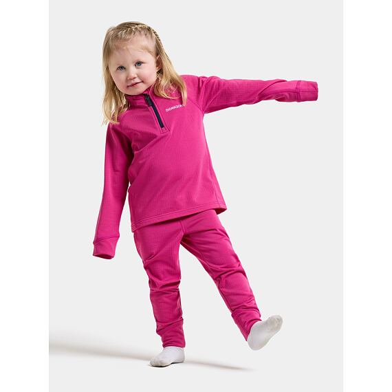 Detské termoprádlo Didriksons Jadis, sada v ružovej farbe „cactus pink“