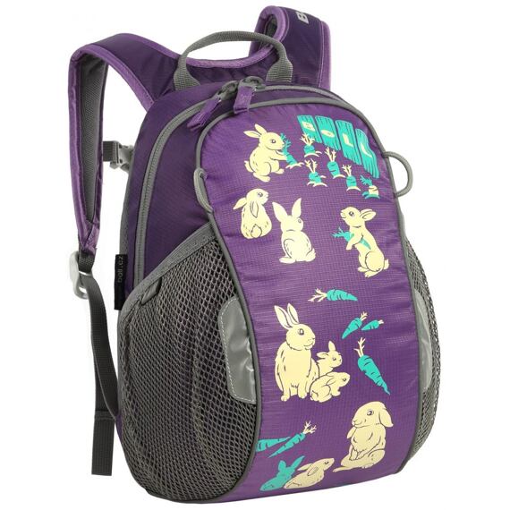 Dětský batoh Boll Bunny lavender 6 l s plyšákem Myškou