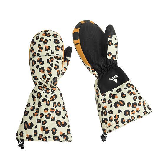 Dětské zimní rukavice WeeDo Leopard - palčáky