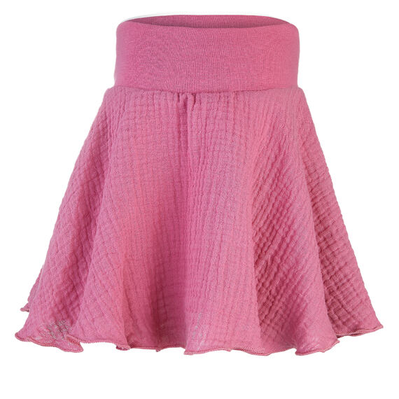 Dětská kolová sukně Little Angel - tm. starorůžová