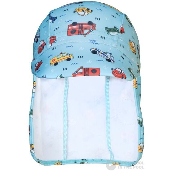 Dětská UV kšiltovka AquaKiddo pirát Cars - modrá