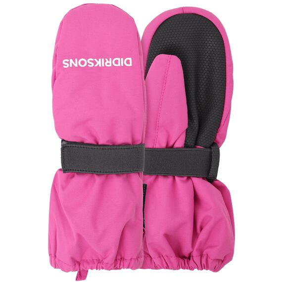 Dětské zimní rukavice Didriksons Biggles Zip sweet pink - celorozepínací palčáky