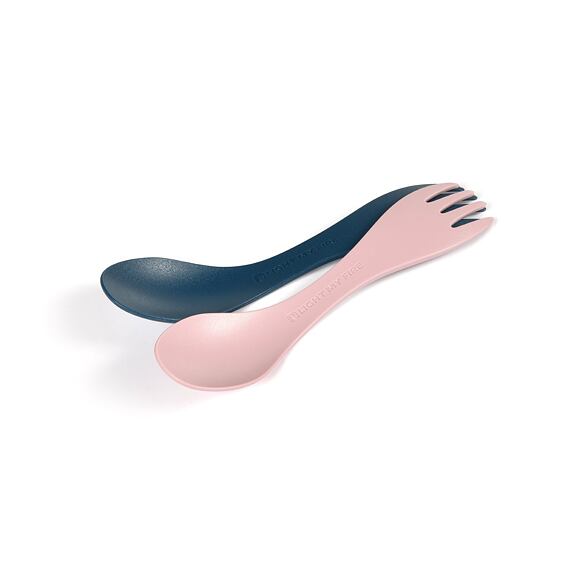 Dětský cestovní příbor Light my fire Swedish Spork little 2-pack hazyblue/dustypink