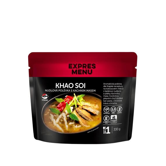 Khao Soi - nudlová polévka s kachním masem Expres menu 1 porce