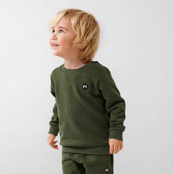 Dětská mikina Name it Vimo sweat bru - rifle green