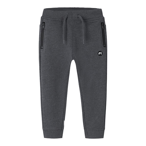 Dětské tepláky Name It Vimo - dark grey melange