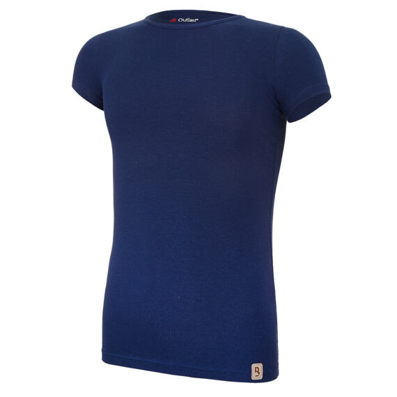 Dětské UV tričko BARIDI wear Outlast® Jr KR tenké - tm. modré