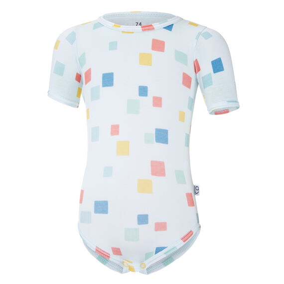 Dětské UV body Little Angel Outlast® tenké KR Kostičky - bleděmodré