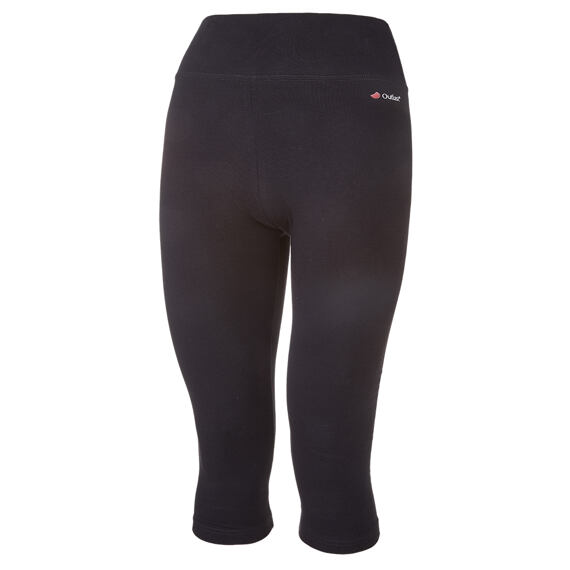 Dámské UV legíny BARIDI wear 3/4 HIGH Outlast® tenké - černé