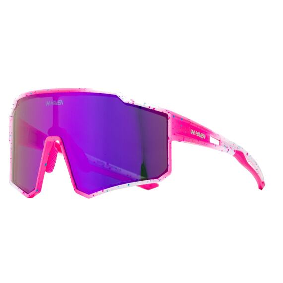 Sluneční polarizační brýle Haven Nib white/pink - pro dospělé