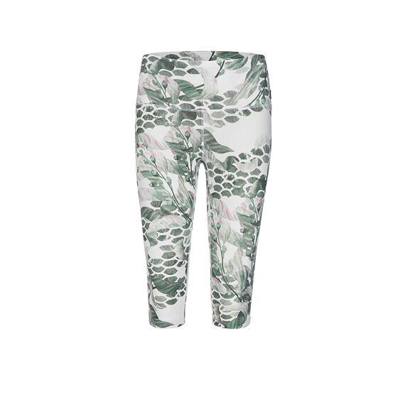 Dámské 3/4 legíny s Merinem [SN] Super 3/4 Tights Printed Bamboo Tropikel Print