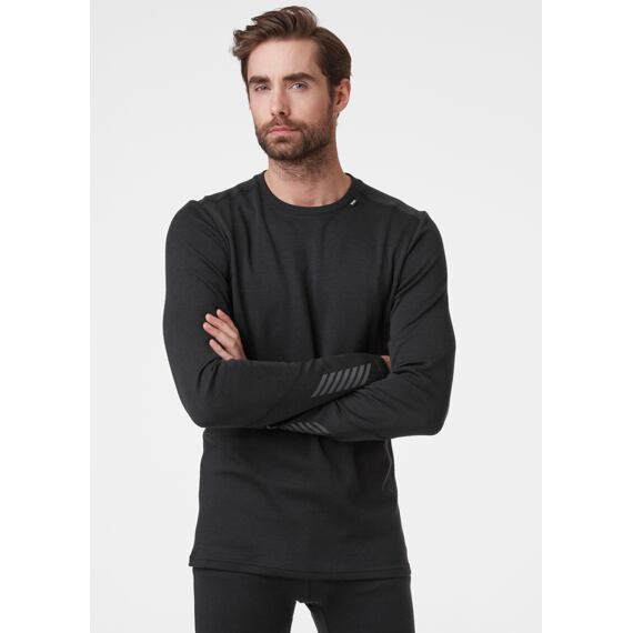 Pánské termo tričko Helly Hansen Lifa Merino Midweight black