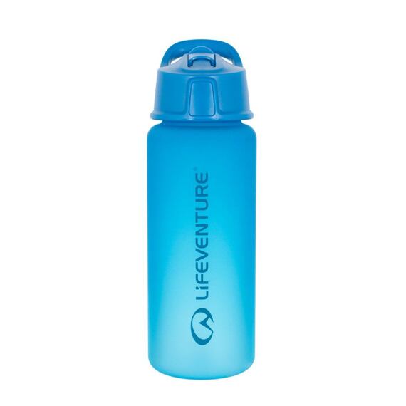 Lahev s brčkem LifeVenture Flip-Top Bottle 750 ml blue