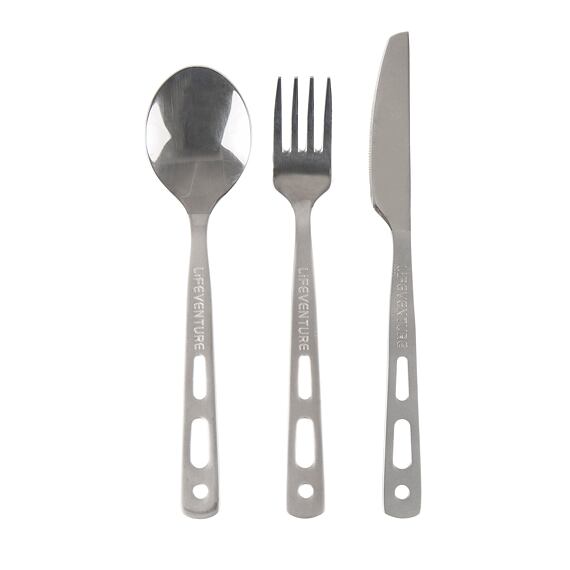 Outdoorový příbor Lifeventure Basic Cutlery Set