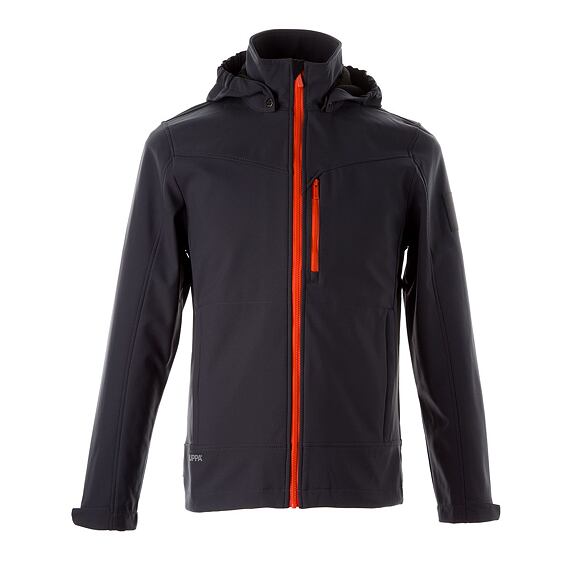 Pánská softshellová bunda Huppa Akiva dark gray
