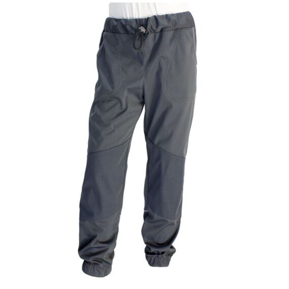 Dětské softshellové kalhoty Fantom s dvojitými koleny šedé - letní softshell