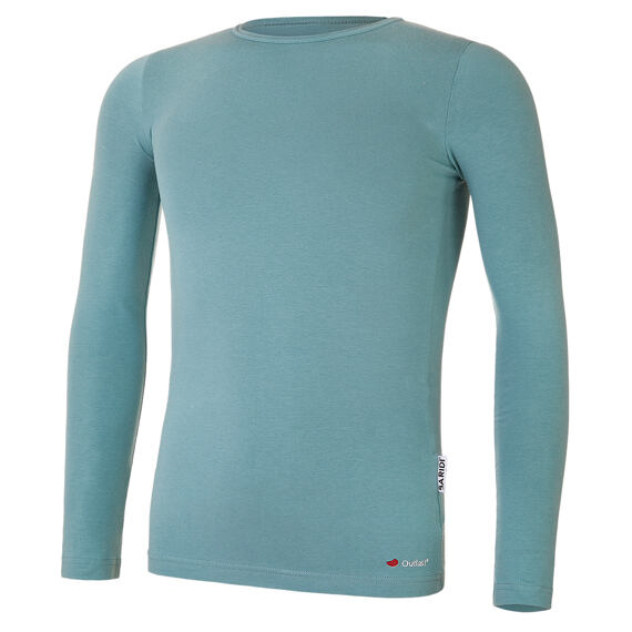 Dětské UV tričko BARIDI wear Outlast® Jr DR tenké - tm. lišejník