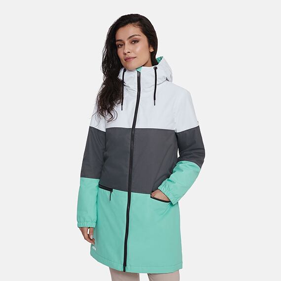 Dámský nepromokavý kabát Huppa Hanka white/mint