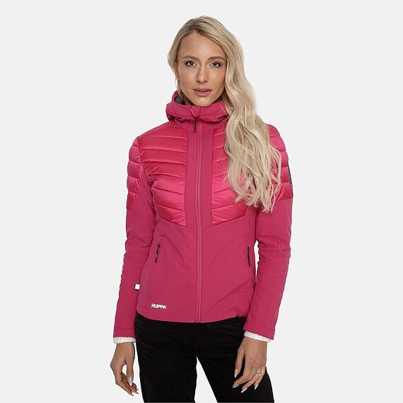 Dámská softshellová bunda Huppa Aria fuchsia