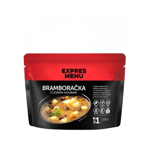 Bramboračka s lesními houbami Expres menu 1 porce
