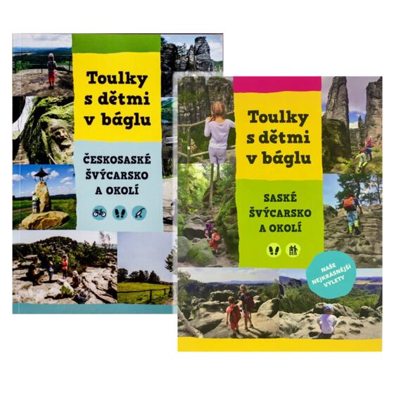 Balíček 2 průvodců Toulky v báglu: Českosaské Švýcarsko a Saské Švýcarsko