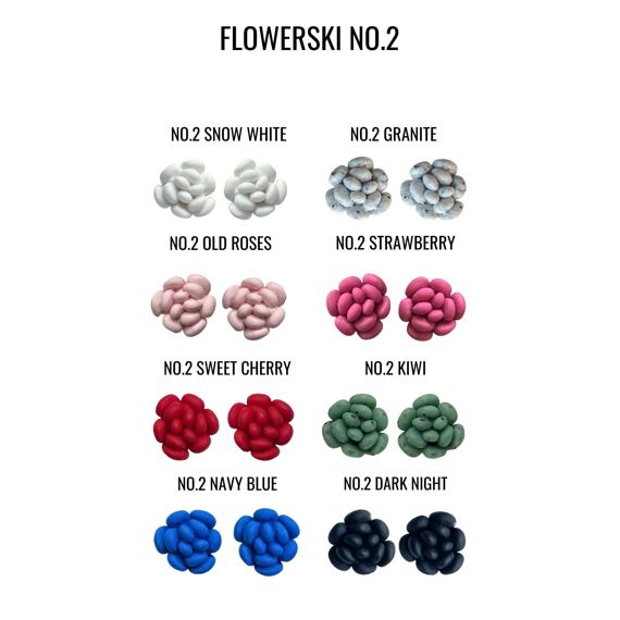 Náušnice Flowerski NO.2 - různé barvy