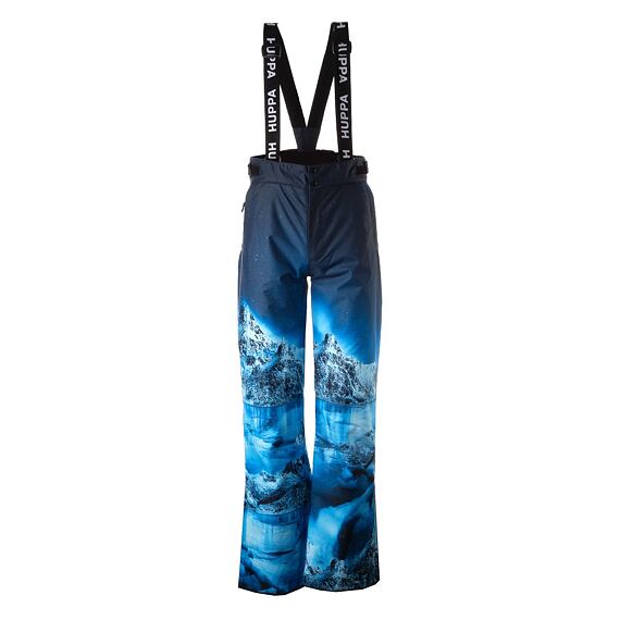 Juniorské lyžařské kalhoty Huppa Scott 2 navy pattern 2
