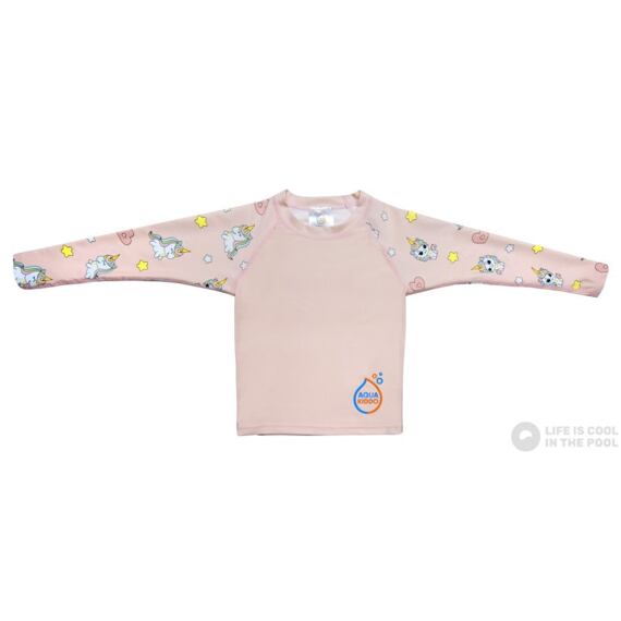 Dětské UV tričko AquaKiddo dlouhý rukáv protection shirt Unicorns