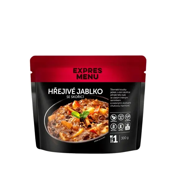 Hřejivé jablko se skořicí Expres menu 1 porce