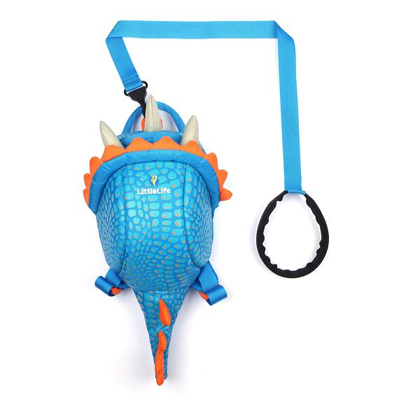 Dětský batoh s bezpečnostním vodítkem LittleLife triceratops 2 l