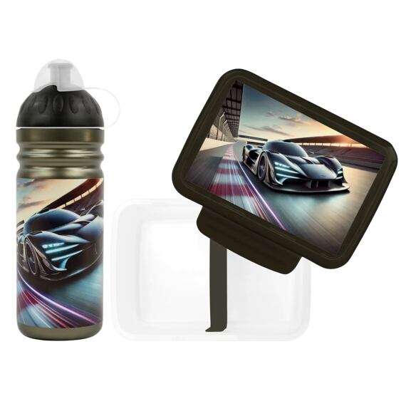 SET ZDRAVÁ LAHEV A ZDRAVÁ SVÁČA svačinový box a lahev 0,7l Hypercar
