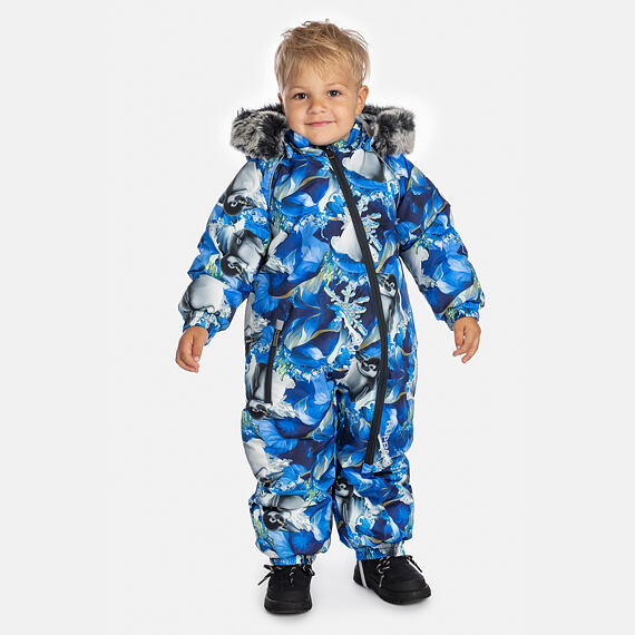 Dětská zimní kombinéza Huppa Ottis blue pattern